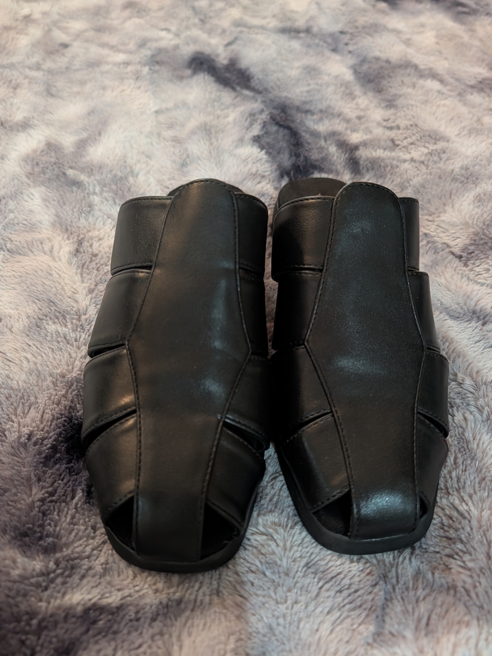 AEROSOLES Black Women's Slide Sandals